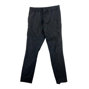 COS Men's 32x29 Black Casual Pants Slim‎ Fit Drawstring Elastic Waist Trousers